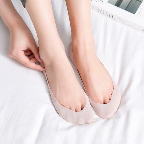 2020 New Low-Cut V Type V Iscose Womens Boat Socks Summer