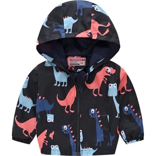 New Baby autumn Winter Coats Toddler Kids Baby Grils Boys jacket Long Sleeve Cartoon Print Zipper Hooded Coat Jacket clothing#p4