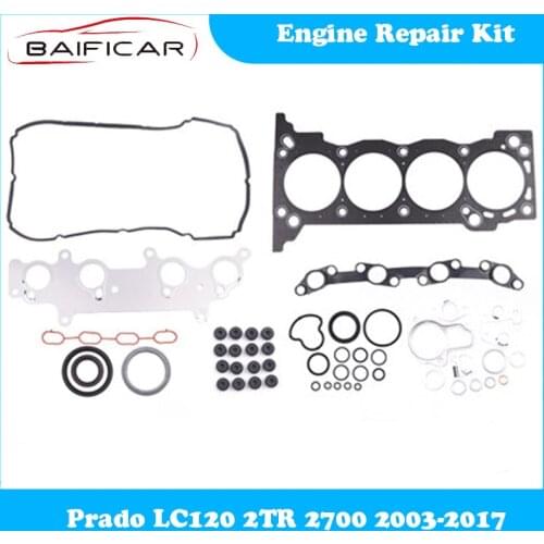 Baificar Brand New Genuine Engine Repair Kit for Prado LC120 2TR 2700 2.7L 2003-2017