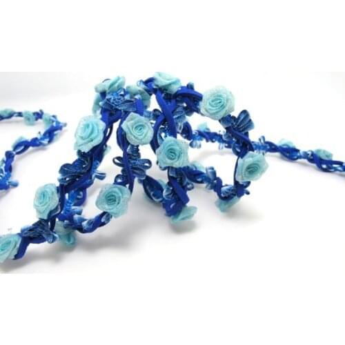 Braided Niva Rococo Trim with Faux Suede Leather|Braided Twine|Twisted Cord|Headband Trim|Vine Trim|Floral Decorative Ribbon