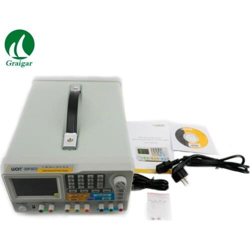 OWON ODP3033 3-CH Output 0-30V/3A And 0-6V/3A Programmable DC Power Supply with Three independent controllable channels
