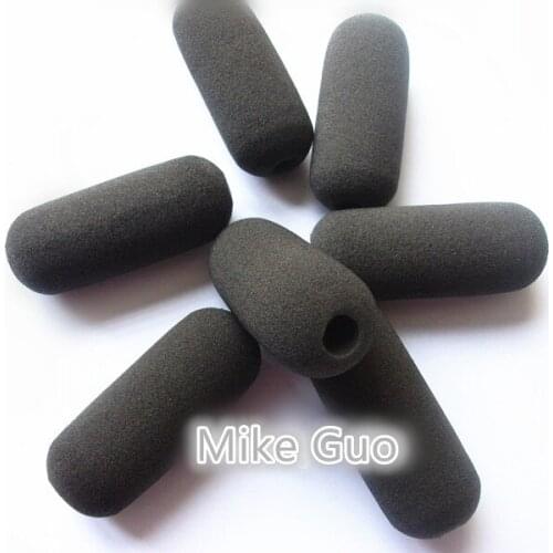 Linhuipad Foam Microphone Windscreen, mic sponge cover 8mm inner diameter & 50mm inner length 3000 pcs /lot