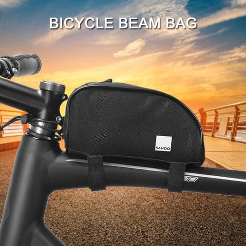 New Bike Bag Frame Front Top Tube Cycling Bag Electric Scooter Storage Basket 1L Capacity Pannier Pouch Cycling Equipment