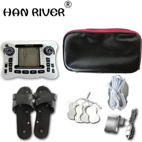 TENS UNIT/Dual channel output TENS EMS pain relief/Electrical nerve muscle stimulator/Digital therapy massager/Physiotherapy