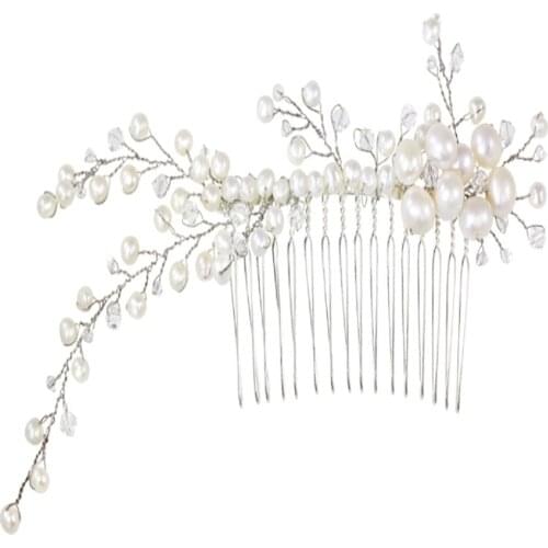 Jewelry Zircon Silver Stone Stainless Steel Cart Bangle Bracelet Handmade Pearl And Crystal Promise, Engagement, Wedding