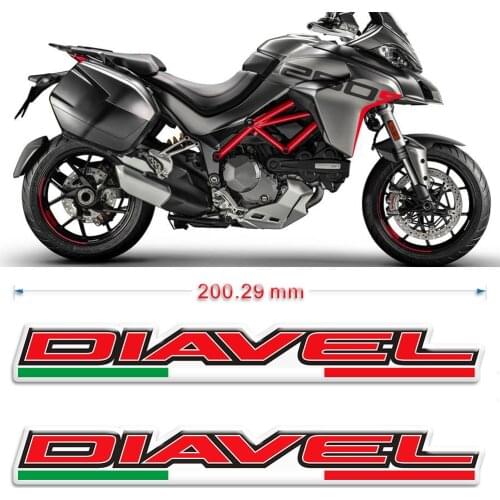 For Ducati Diavel XDiavel 1260S V2 V4 Tank Pad Protector Fairing Motorcycle Stickers Emblem Logo Fender Windshield Handguard