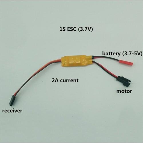1PC 1S 2S 3S ESC Speed Controller Micro Two-way Brushed 3.5-4.8V 2A 5A for RC Mini Tank Car Boat Airplane DIY Parts