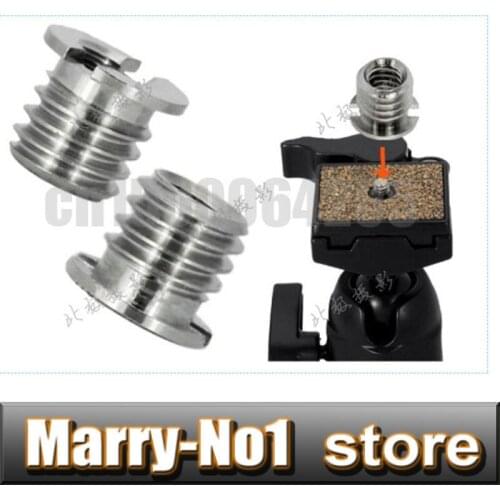 10PCS 1/4" to 3/8" Convert Screw Adapter For Camera Tripod & Monopod Free shipping +Tracking number