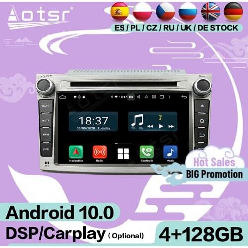 128G Carplay Multimedia Stereo Android 10 For Subaru Legacy Outback 2009 2010 2011 2012 2013 2014 Audio Radio Receiver Head Unit