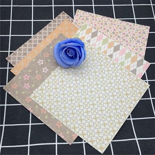 24 Pages 6*6 Retro Colors My Life Series Hand-cut Paper Embossing Scrapbook