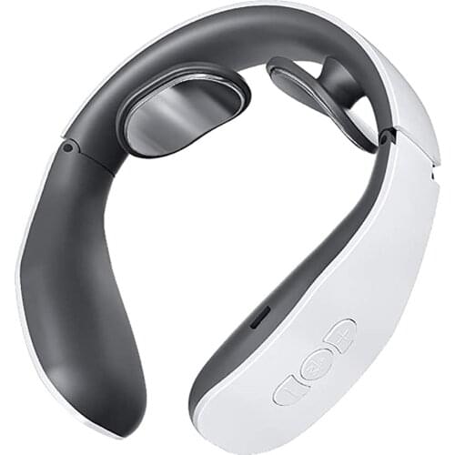 4 Modes Neck Massage Instrument 15Levels Neck Massager with 2Heads Rechargeable Wireless Portable Home Massage Equipment TK-ing