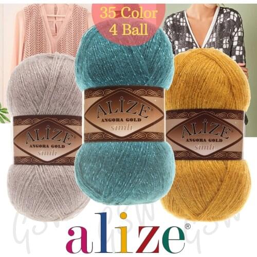 Alize Angora Gold Silvery (Silverly) Hobby And Craft Supplies