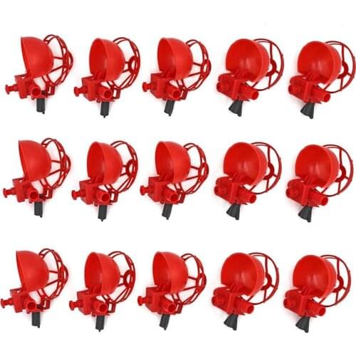 16 Pcs Automatic Chicken Coop Feed Poultry Waterer Drinking Cups Poultry Water Cups Waterer Chicken Drinkers Fowl