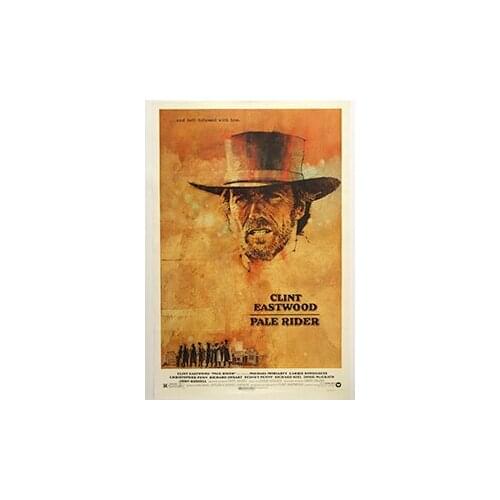 Pale Rider Classic Movie Film TV Retro Vintage Poster Canvas Painting DIY Wall Paper Home Decor Gift