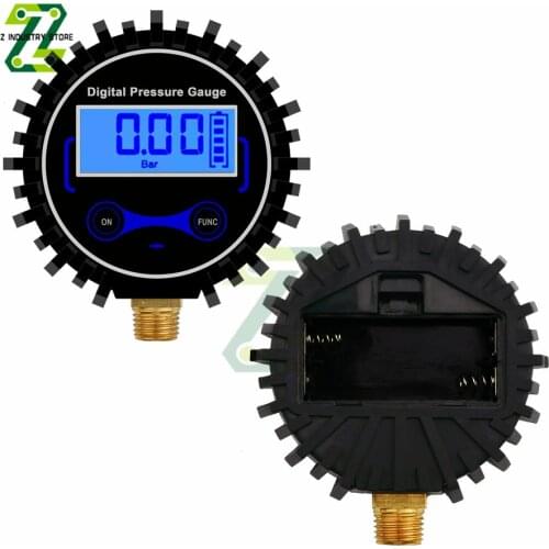 LCD Digital Tire Pressure Gauge 1/4 200PSI Car Motorcycle Tyre Pressure Monitor Car Tyre Air Pressure Meter