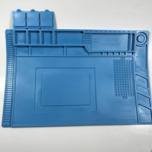 Hot Selling High Temperature Resistant Magnetic Antistatic Rubber Mat For Mobile Phone Computer Repair