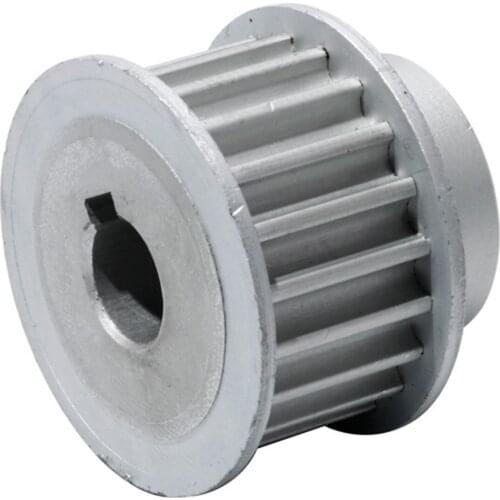 HTD5M-20T Timing Pulley, With Keyway Transmission Pulley, 16mm Belt Width, 8/10/12/12.7/14/15mm Bore, 5M 20Teeth Gear Belt