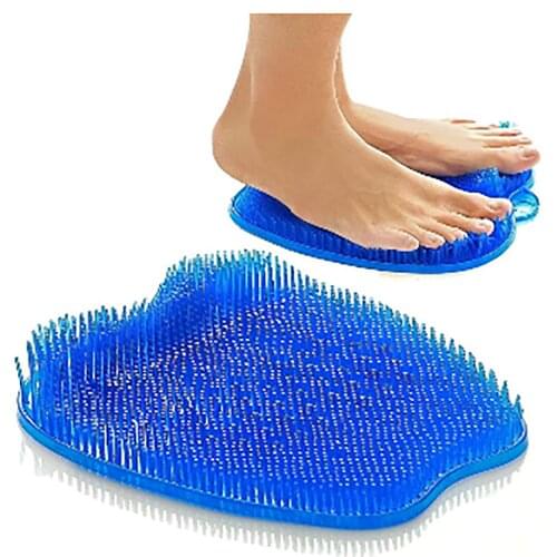 JYTOP shower foot scrubber-foot cleaner, with non-slip suction cup massage pad, improve circulation, relieve fatigue and pain