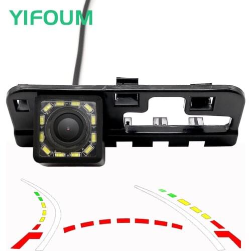 YIFOUM HD Dynamic Trajectory Tracks Car Rear View Backup Parking Camera For Honda Civic 2006 2007 2008 2009 2010 2011 MK8