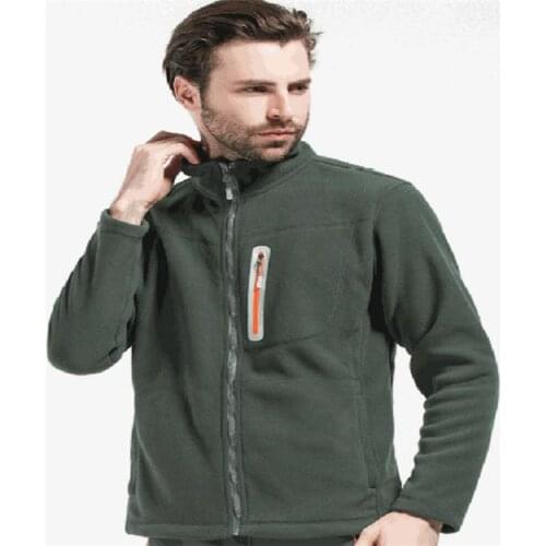 CKAHSBI Outdoor Thicken Warm Coat Fleece Jacket Jackets Autumn Winter Sports Men Windproof Soft Coat Jacket Ski Suits Camping