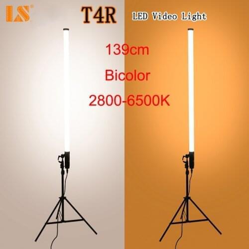 LS T4R 139cm Handheld LED Lighting 2800-6500K LED Video Light For YouTube Studio Video Photo Stick Photography Lamp ice Light