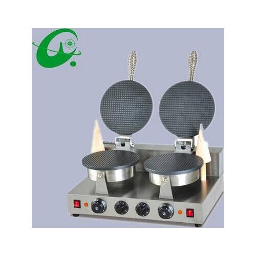 2 Plate Cone Baker Double Head cream Leather machine Egg roll machine Ice Cream Paper Maker