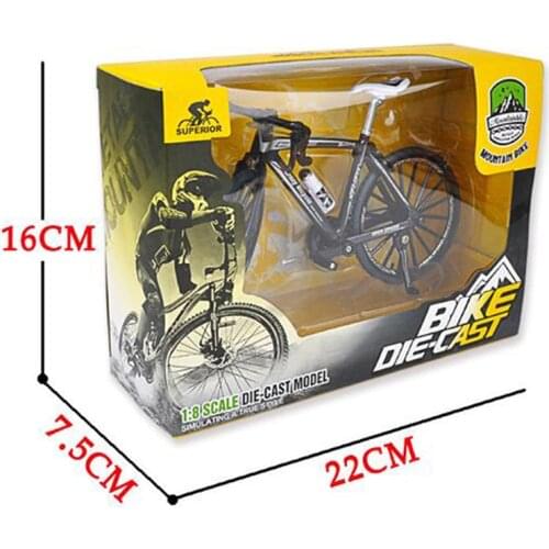 1 PC Alloy 1:10 Scale Magic Finger BikeBicycle Model Simulation Bicycle Mini Racing Toys Adult Collection Gifts