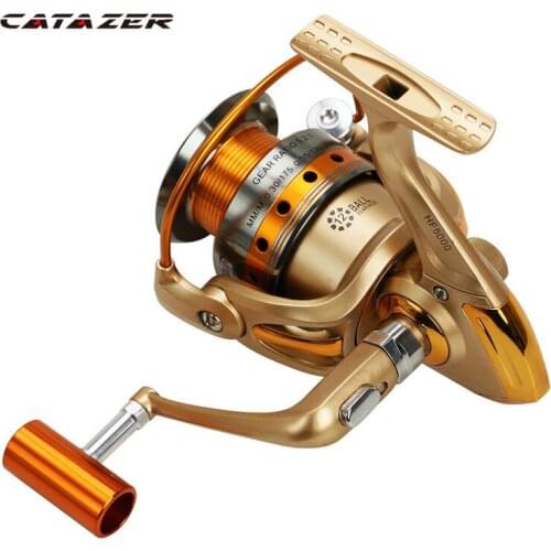 Metal Spinning Fishing Reel 12BB Fishing Tackle Spinning Reel Feeder Carp Fishing Wheel HF1000-7000 Fishing Reel