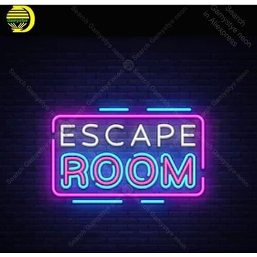 Neon Sign for Escape Room Neon Bulb sign handcraft Recreation HOME BEDROOM Neon light bulb sign Custom Bar room Accesaries Lamp
