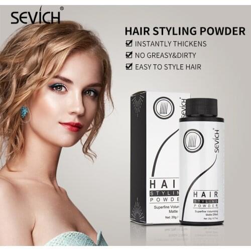 Sevich 20g Dust It Powder Styling Hair Spray Powders Hair Care Natural Puffy Hairs Mattifying Powder Refreshing Volume Powder