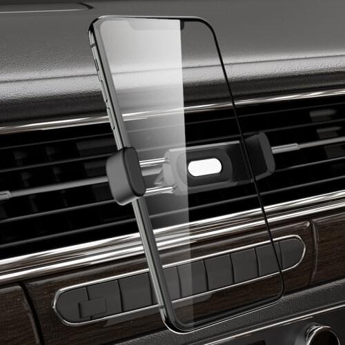 Portable Car Phone Holder Air Vent Mount Clip For Xiaomi iPhone 360 Rotation Universal Support GPS Navigation Bracket Black New