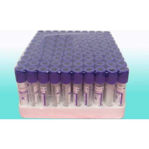 5ml 100pcs/lot 12×100mmBlood routine tube With anticoagulant anticoagulation tube disposable vacuum vacuum blood collection tube