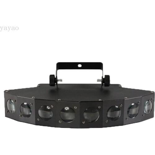 YaYao Stage Light Disco 8 * 10W LED RGBW DMX 512 Party club lights Professional sound light dj equipment scanner bar lights