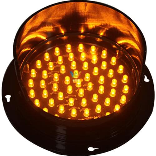 Factory Seller 125mm 5 Inch HK Arrow Traffic Board Light Module Amber Yellow Cluster DC 12V