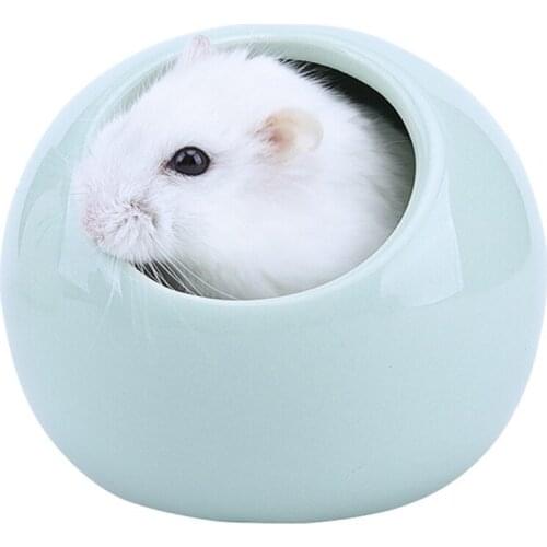 1 Pc Hamster Hideout Cute Hamster Clay Material House Keep Cool System for Guinea Pig Hamster Accessories Hamster Cage