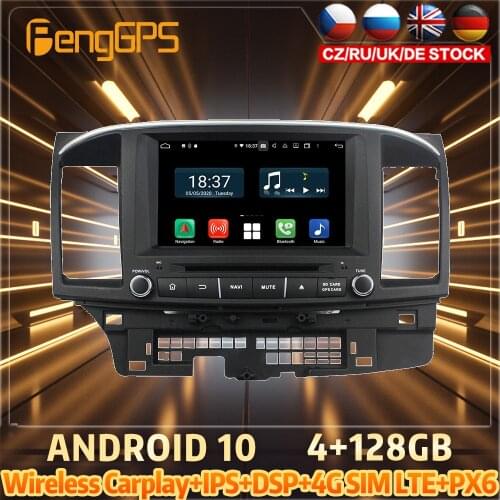 128G Android10 PX6 DSP For Mitsubishi Lancer 2014 Car DVD GPS Navigation Auto Radio Stereo Video Multifunction CarPlay HeadUnit