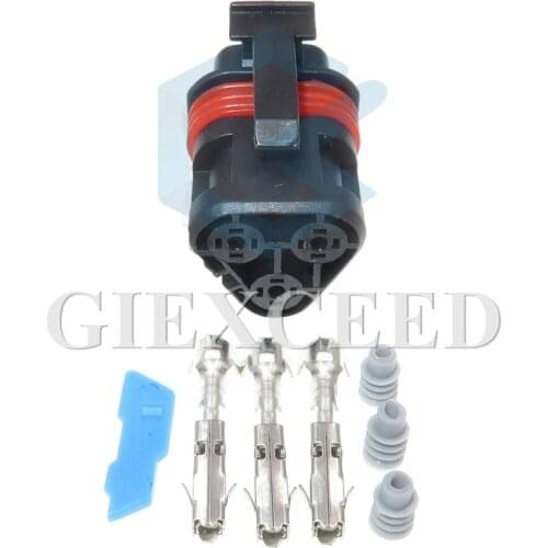 2 Sets 3 Pin 18168.000.001 Sealed Automotive Connector Electrical Waterproof Wire Socket 18168 000 001 For Car Truck