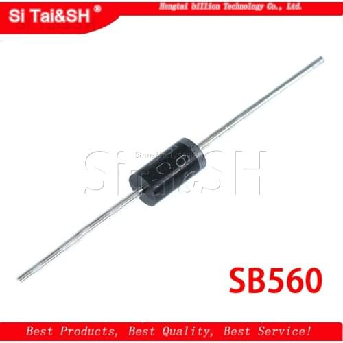 20PCS SR560 SB560 5A 60V Schottky diode rectifier diode