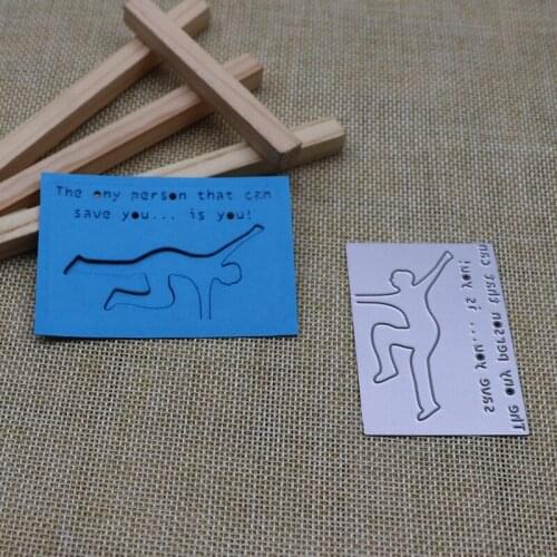 2021 New Arrival Inspirational Words Metal Cutting Dies for DIY Scrapbooking/photo Album Decorative Embossing DIY Paper Cards