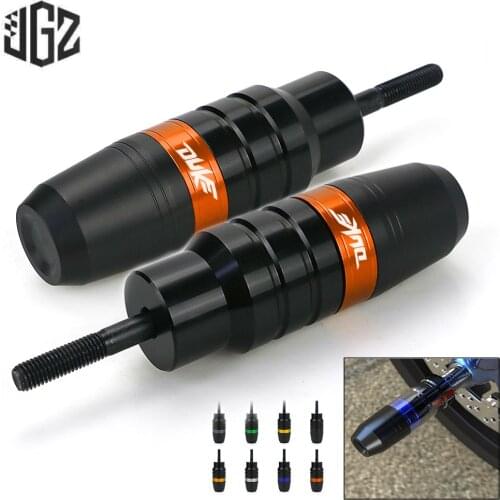 Motorcycle CNC Aluminum Frame Sliders Wheel Exhaust Falling Crash Pads for KTM Duke 125 200 250 390 690 1290 2013 - 2019 2020