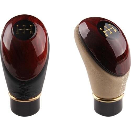 Car Gear Stick Shifter Lever Knob PU Handle Cover for BMW- 5/6/7 Series X3 X4 X5 X6 Leather
