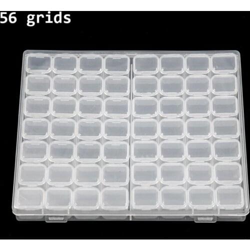 5D DIY Diamond Painting Drill Box Jewelry Box Rhinestone Embroidery Crystal Bead Organizer Storage Case Container Pills