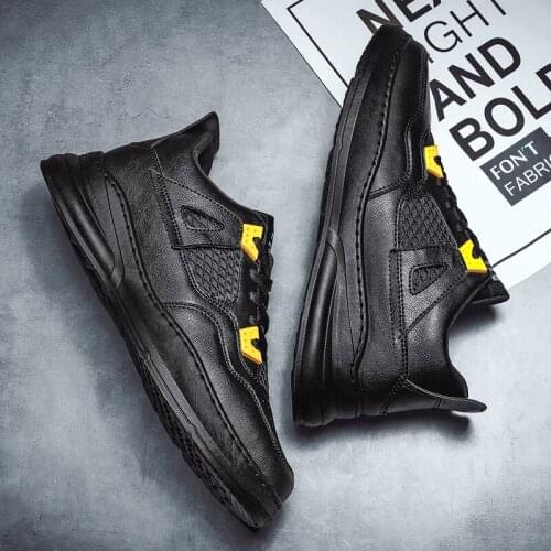 Black leisure sneaker mesh solid summer Fashion hot man breathable for casual comfortable Sneakers trainers shoes male Men s on