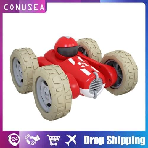 CONUSEA 2210 RC Car Remote Control Stunt Car 2.4G 4CH Drift Deformed Off-Road Vehicle 360 Degree Rotation Double-sided Flip toy