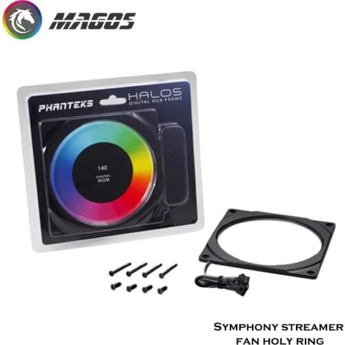 Fan Cover, DIY Radiator Decorative Cover, For Fans 120 / 140, 5V ARGB 3PIN Motherboard AURA SYNC