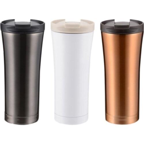 Stainless Steel Cup Coffee Mug Water Bottle Petaca Portable Double Wall Thermos Cup Carry-on Hip Flask Bottle Thermos 500ml/1pcs