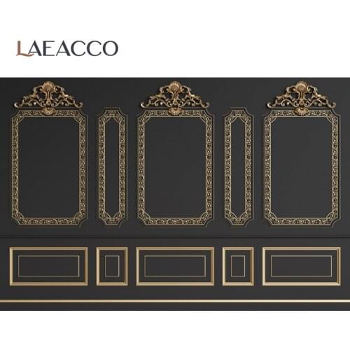 Laeacco Old Vintage White Chic Wall Flowers Wedding Party Home Decor Pattern Photographic Background Photo Backdrop Photo Studio