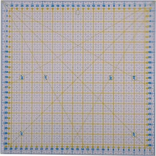 30*30 Cm Quilting Sewing Rulers Square Patchwork Ruler Thick Acrylic Transparent Cutting Ruler For Tailor Stencil Measure Tools