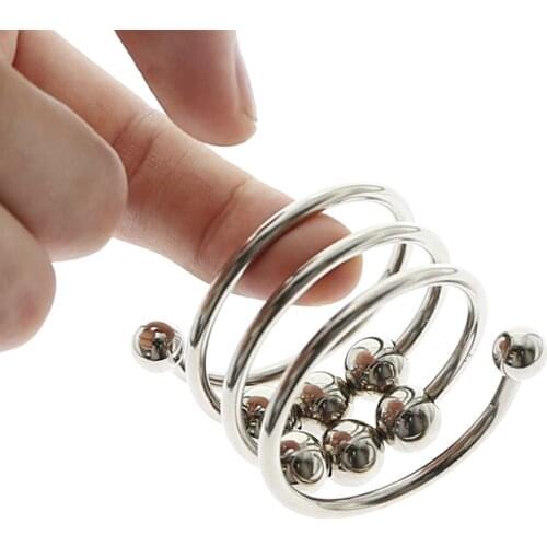 Metal Strong Erection Penis Rings Glans Rings Sleeve Stailnless Steel Cock Ring Male Delay Ejaculation Condom Extender Sex Toy