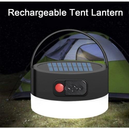 Multifunctional Camping Lantern IP55 Waterproof Rechargeable Tent Lantern with For Emergency Camping Hiking Cycling Backpacking